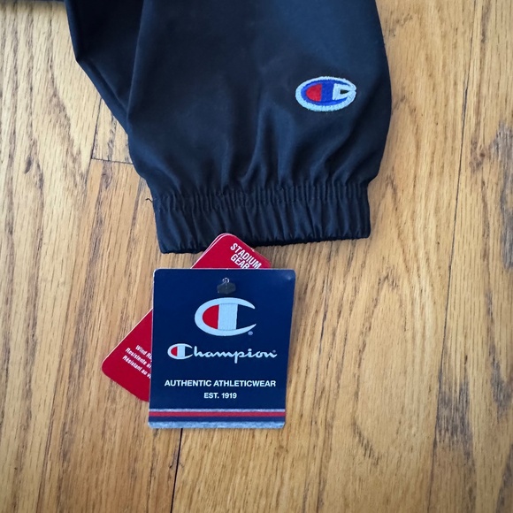 SOLIDCORE x CHAMPION BNWT Half-Zip Rain Poncho w/Hood in Black White Size S - Picture 5 of 9